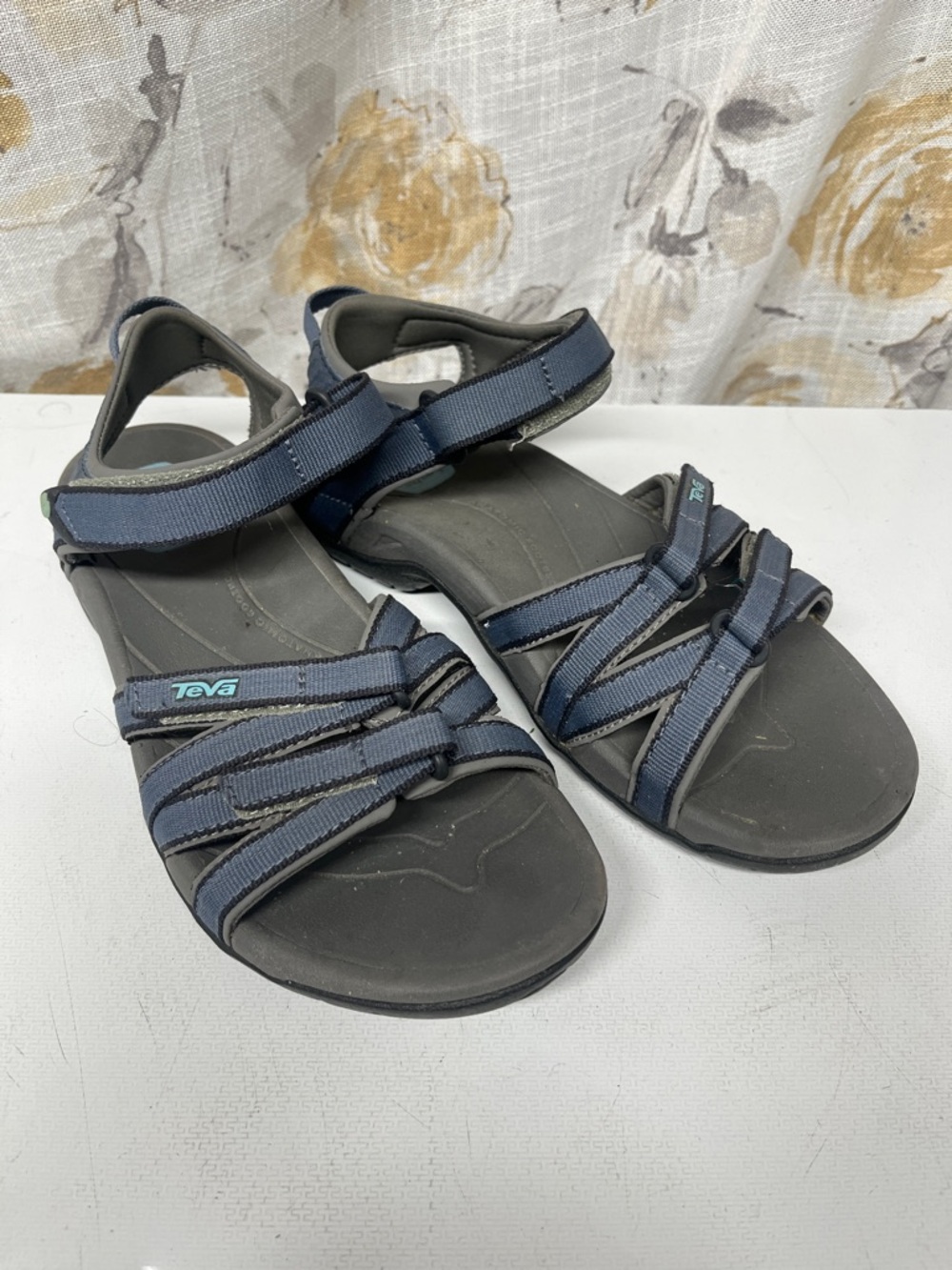 Teva Tirra Blue and Gray Outdoor Strappy Water Sandals